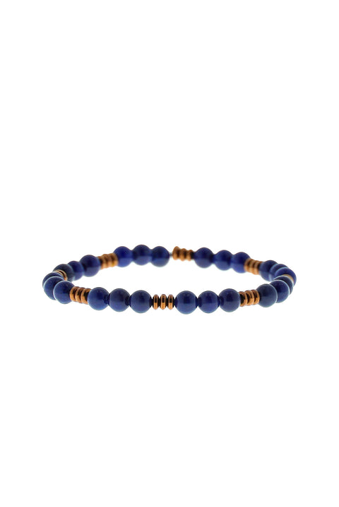 Dark Navy Blue Natural Stone Bracelet
