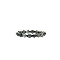 Medium Gray Natural Stone Bracelet