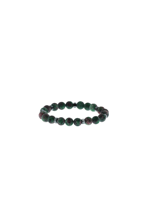 Dark Green Natural Stone Bracelet