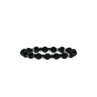 Black Bead Bracelet