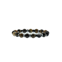 Medium Gray Beaded Bracelet