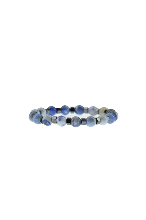 Blue Bead Bracelet