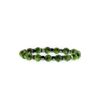 Dark Green Beaded Bracelet