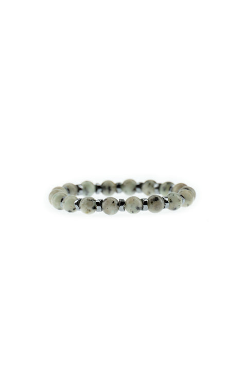 Light Gray Beaded Bracelet