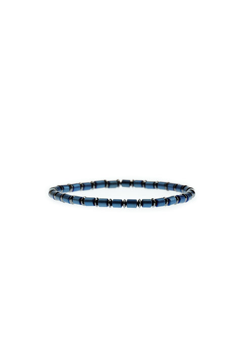 Dark Blue Beaded Bracelet