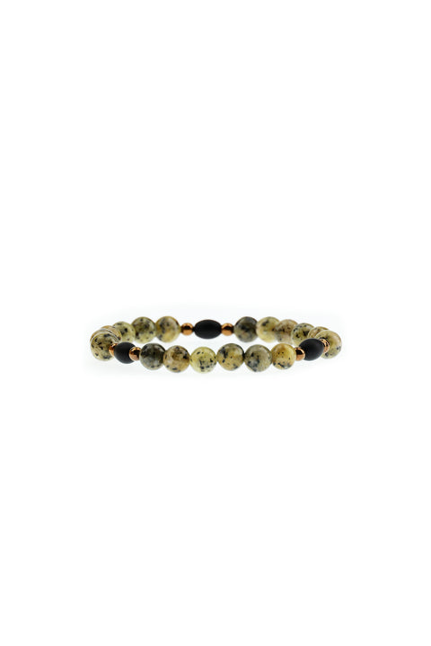 Light Beige Beaded Bracelet
