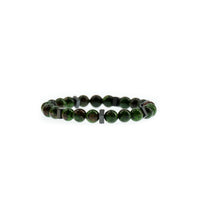 Dark Green Beaded Bracelet