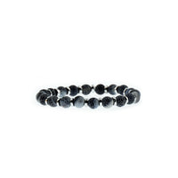 Medium Anthracite Bead Bracelet