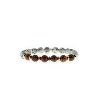 Medium Brown Bead Bracelet