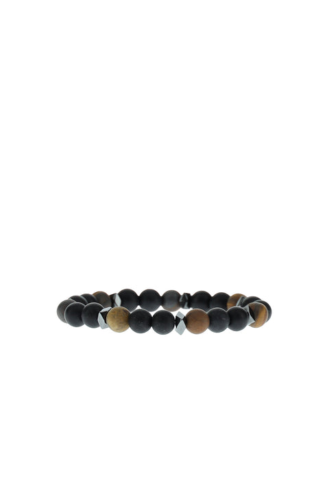 Black Bead Bracelet