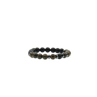 Black Bead Bracelet