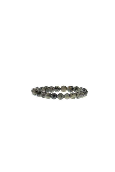 Dark Gray Beaded Bracelet