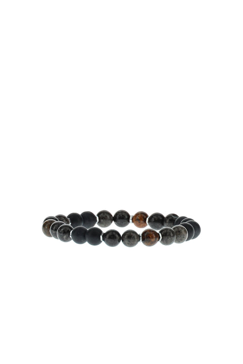 Black Bead Bracelet