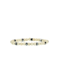 White Bead Bracelet