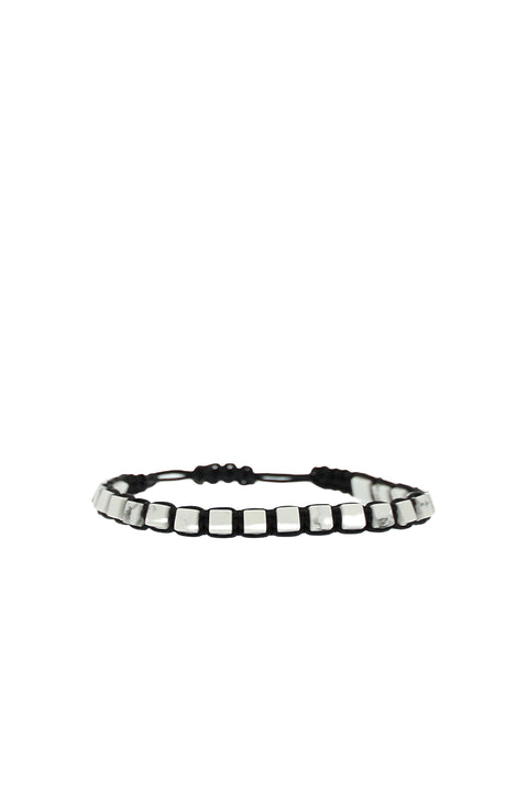 White Bead Bracelet