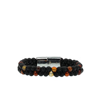 Medium Brown Bead Bracelet