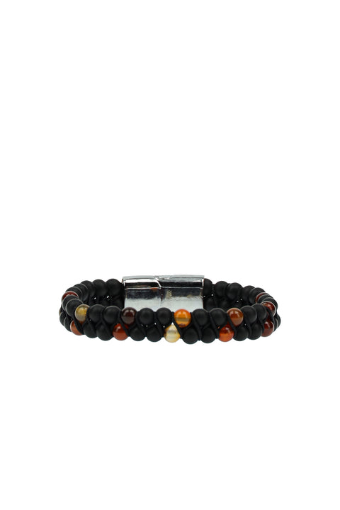 Medium Brown Bead Bracelet