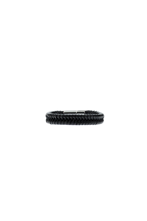 Black Leather Bracelet