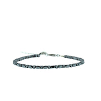 Metallic Gray Steel Bracelet