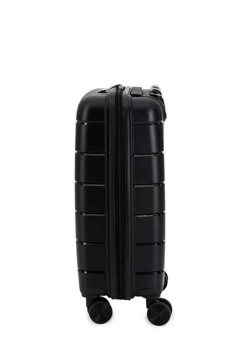 Black PP Small Cabin-Size Suitcase