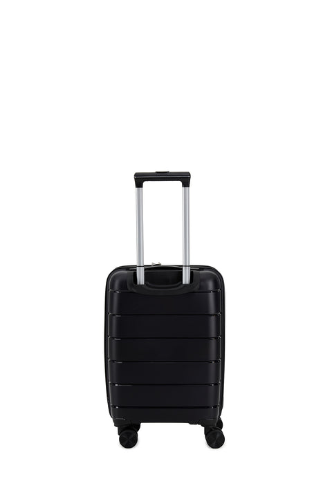 Black PP Small Cabin-Size Suitcase