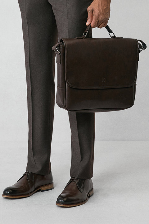 Dark Brown Laptop Bag