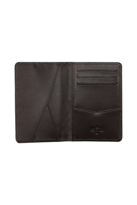 Dark Brown Leather Card Holder