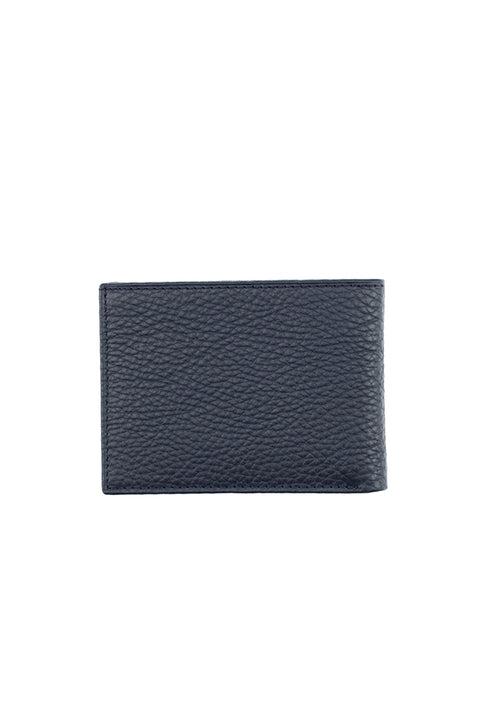 Dark Navy Leather Card Holder