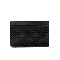Black Leather Card Holder
