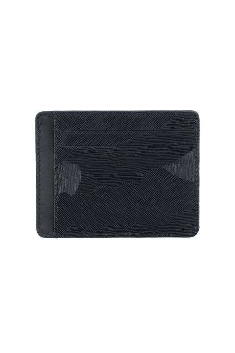 Dark Navy Leather Card Holder