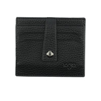 Black Leather Card Holder