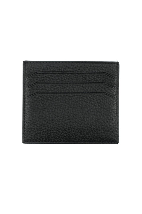 Black Leather Card Holder