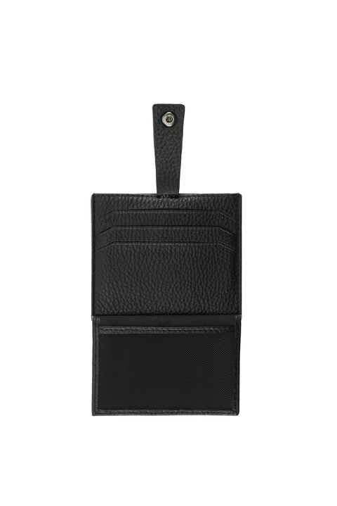 Black Leather Card Holder
