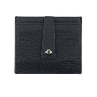 Dark Navy Leather Card Holder