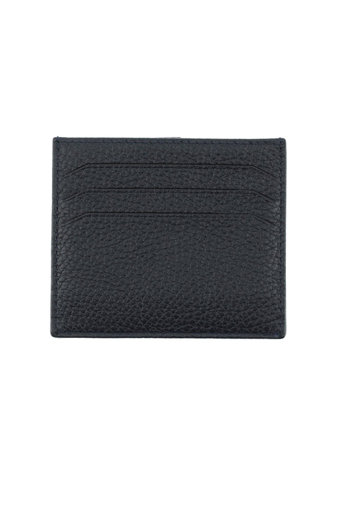 Dark Navy Leather Card Holder