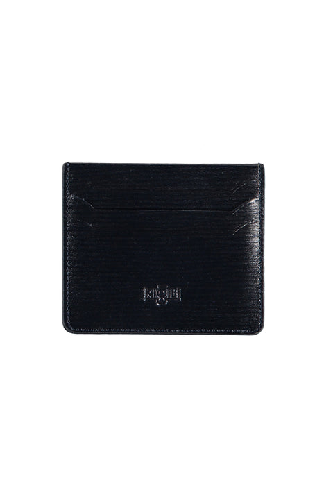 Dark Navy Plain Thin Leather Card Holder