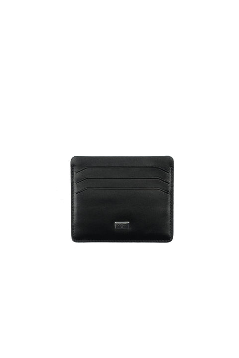 Black Leather Card Holder