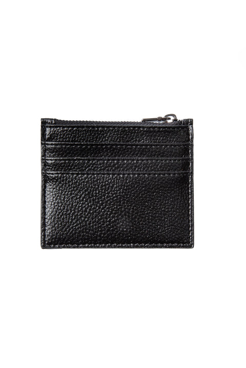 Black Card Holder with Money Compartment and Gift Box