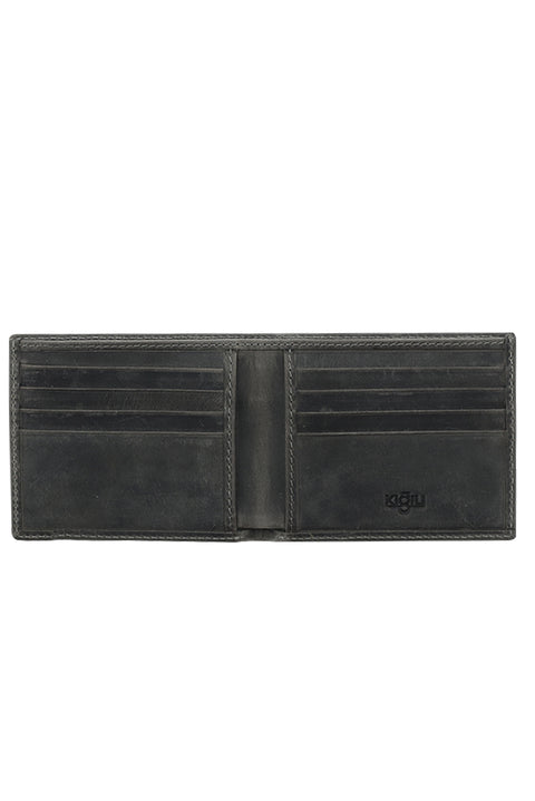 Medium Grey Leather Wallet