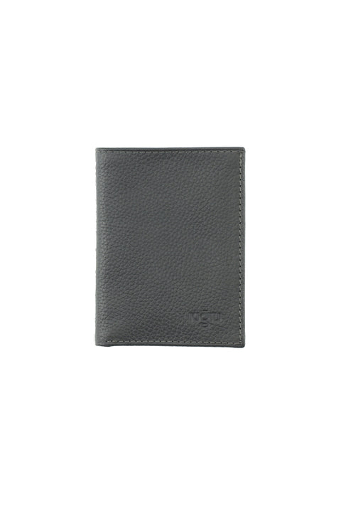 Medium Grey Leather Wallet