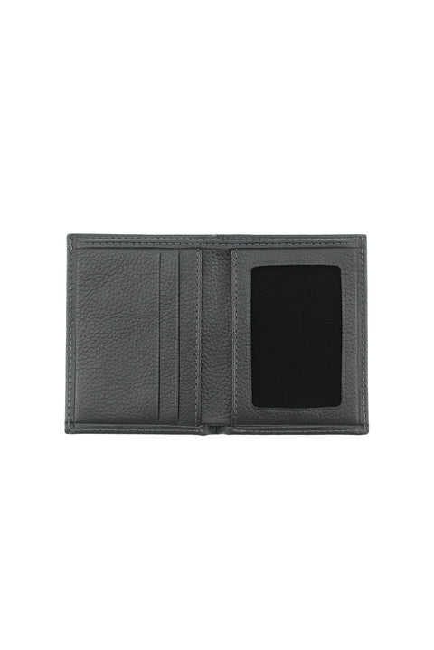 Medium Grey Leather Wallet