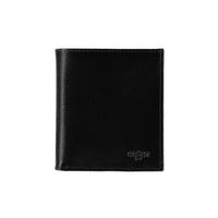 Black Leather Wallet with Card Holder and Money Compartment, in a Gift Box