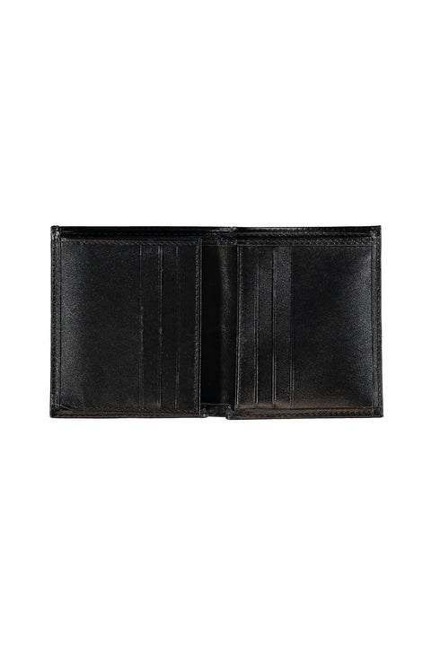 Black Leather Wallet with Card Holder and Money Compartment, in a Gift Box