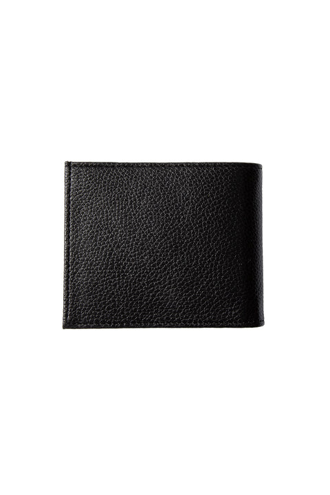 Black Plain Wallet with Money Compartment and Gift Box, Card Holder