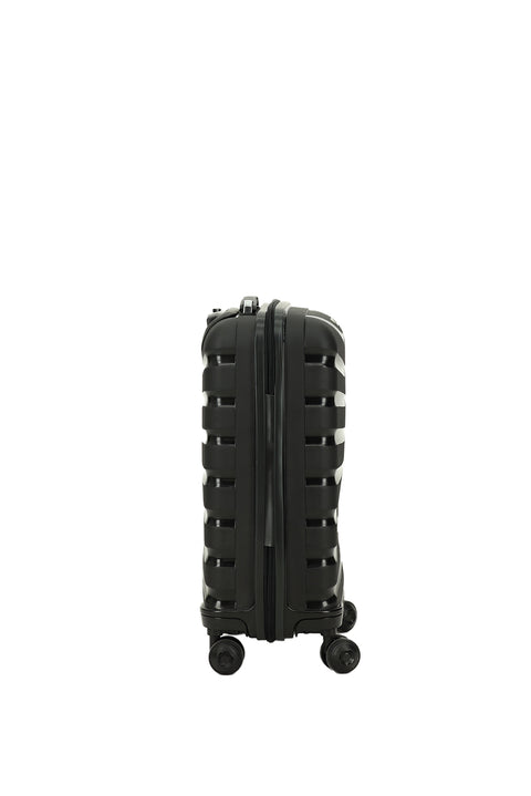 Large Black PP Patterned Suitcase
