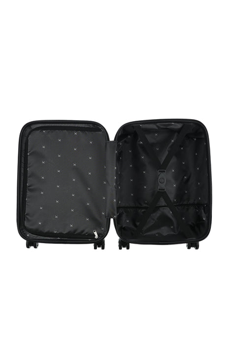 Black ABS Small-Cabin Size Suitcase