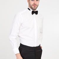 White Wing Collar Classic Cotton Shirt