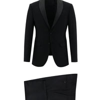 Black 7 Drop Slim Fit Tuxedo & Groom Suit