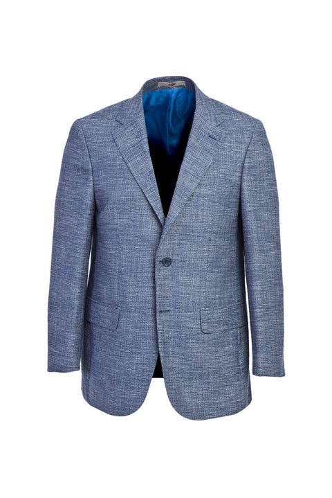 Light Blue 4 Drop Relaxed Fit AK MKR Jacket