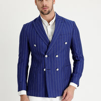 Medium Navy 7 Drop Slim Fit Jacket